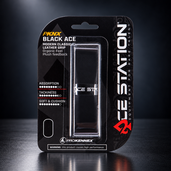 Black Ace Leather Grip