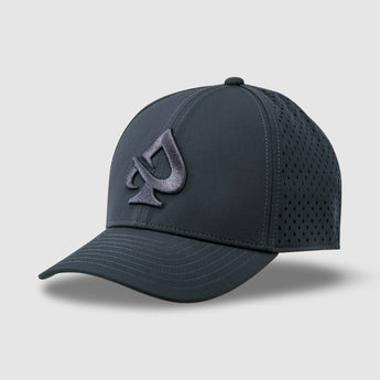 Ace Of Spade Cap-Charcoal